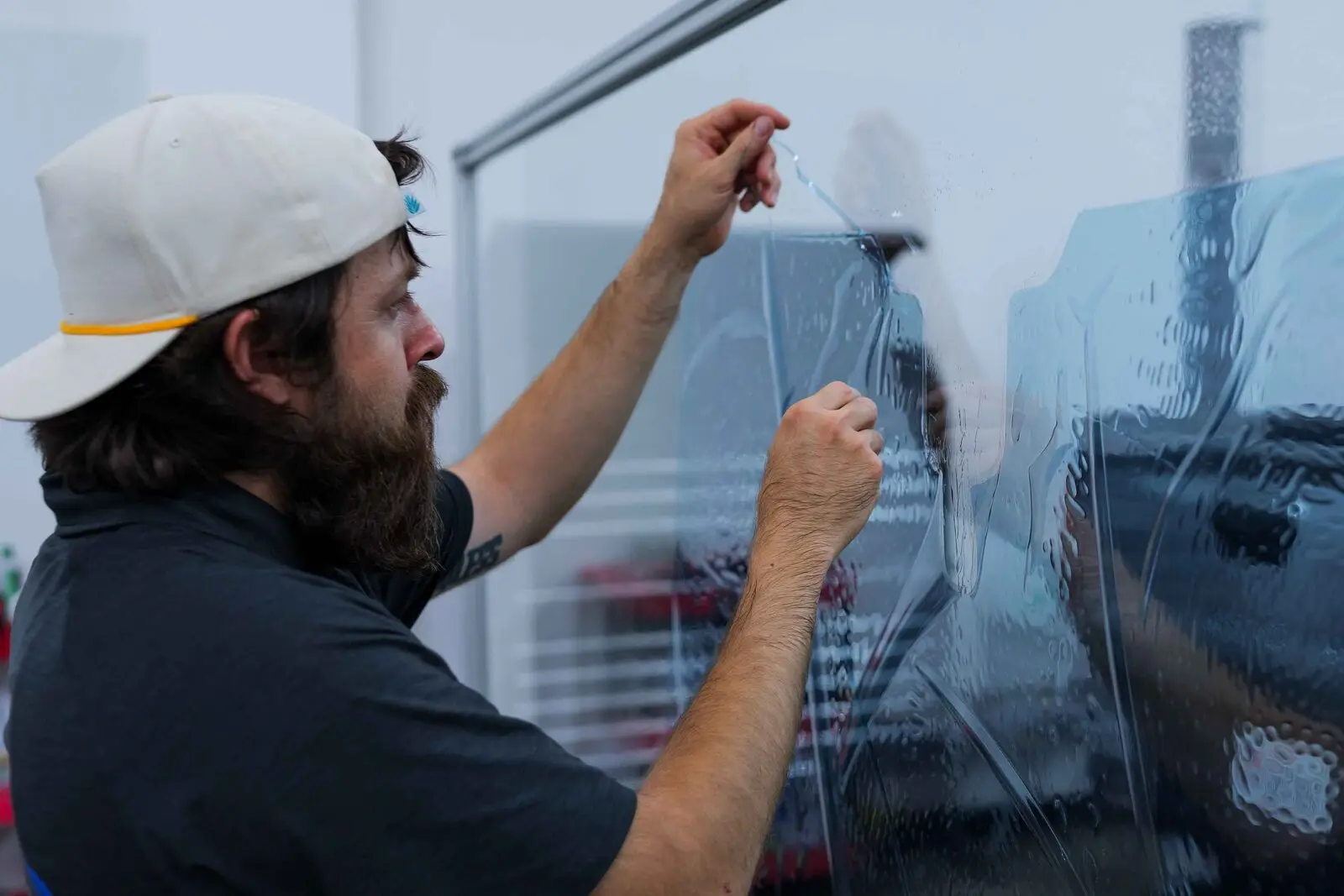 Bentley Flying Spur ceramic tint install, photo 9