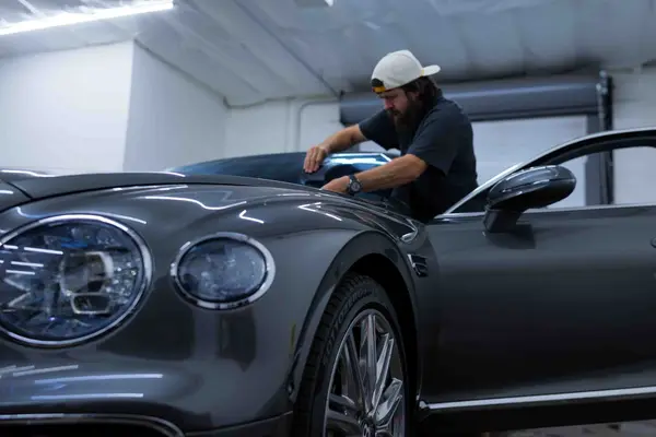 Ceramic window tint install on a 2020 Bentley Flying Spur in Scottsdale, AZ