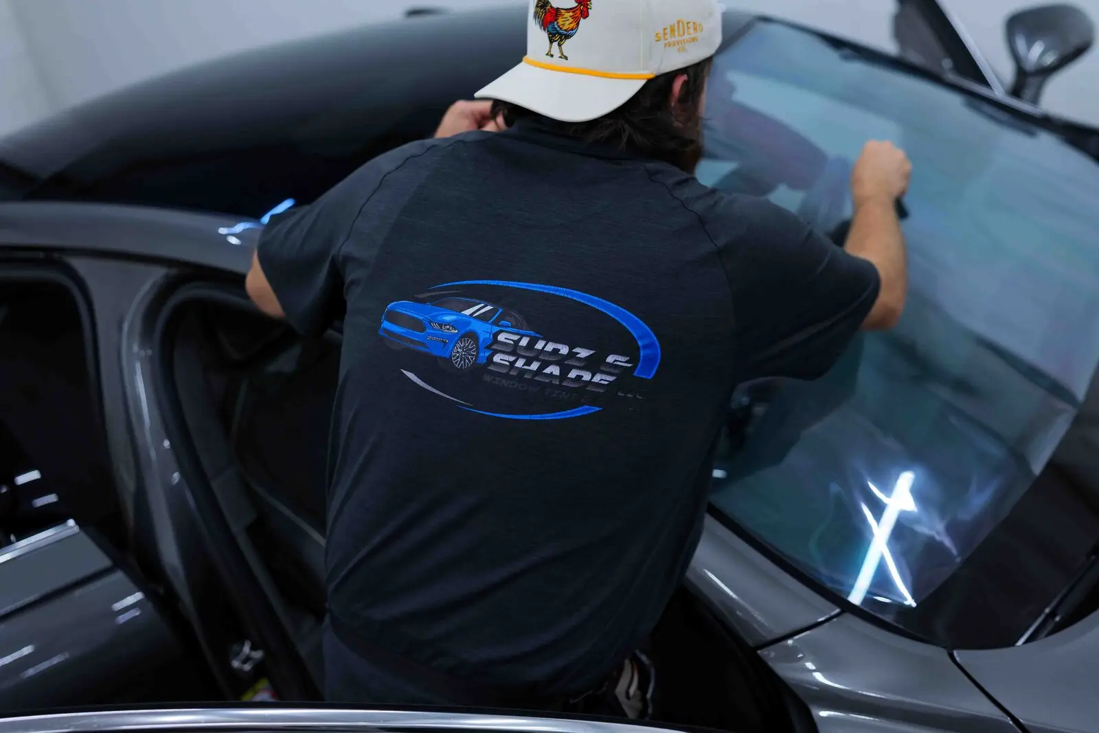 Bentley Flying Spur ceramic tint install, photo 8